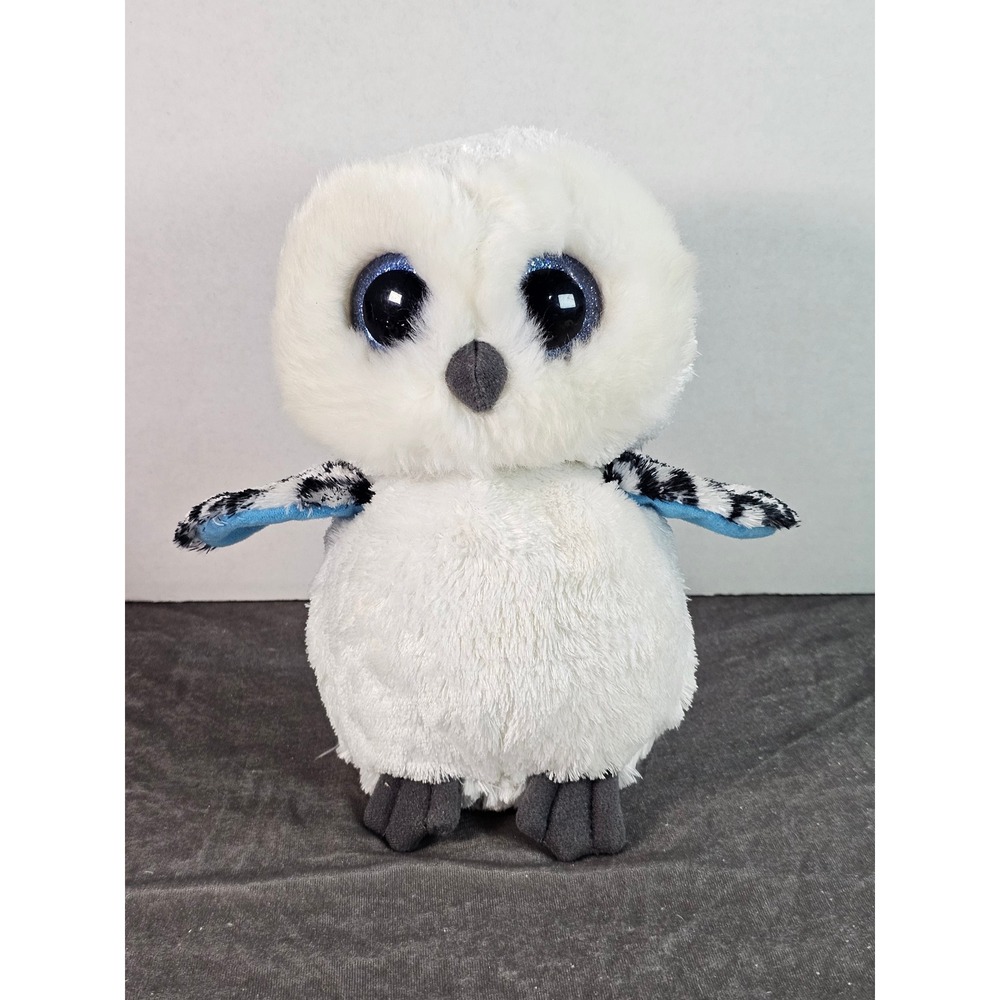 Ty Beanie Boos‎ Spells 9" Medium White Owl 2014 Tag Snowy White Plush